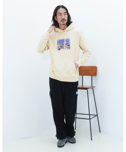 TCSS(ティーシーエスエス)の「HOODIE/Critical Slideクリティカルスライド(TCSS)ブランドロゴデザインフォトプリントフード付きプルパーカー(パーカー・メンズ・サンドベージュ・MEDIUM/LARGE/X-LARGE)」の7枚目の写真