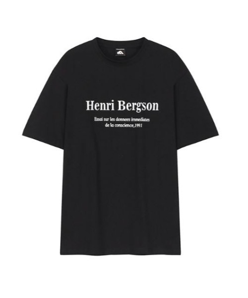 Otte(オッテ)の「Henri Bergson Tシャツ(Tシャツ/カットソー・メンズ・ブラック/ホワイト・MEDIUM/LARGE)」の10枚目の写真