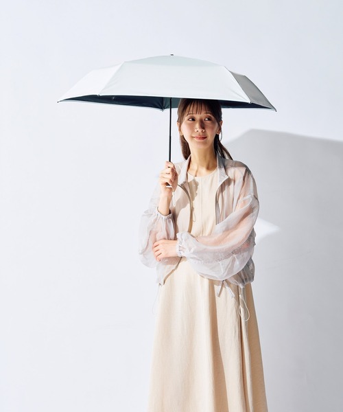 エスタ　ラディクール ホワイト　50センチ　折りたたみ晴雨兼用　日傘 遮光 晴雨兼用折りたたみ日傘 REIKYAKU ラディクール ”50cm