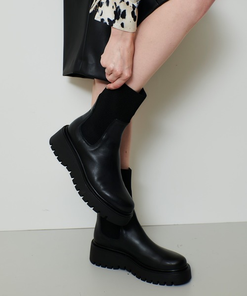 alureville×CORSO ROMA 9】サイドゴアショートブーツ（ブーツ