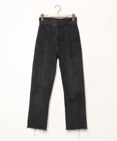 AKIKOAOKI/アキコアオキ】フロントジップボンテージデニム