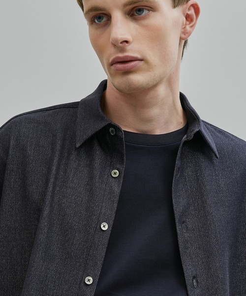 UNITED TOKYO（ユナイテッドトウキョウ）の「SEA ISLAND COTTON レギュラーTシャツ　世界最高級コットン（Tシャツ/カットソー・メンズ・ホワイト/ダークグレー/ネイビー/ブラック/グレイッシュベージュ・1/2/3/4）」の12枚目の写真