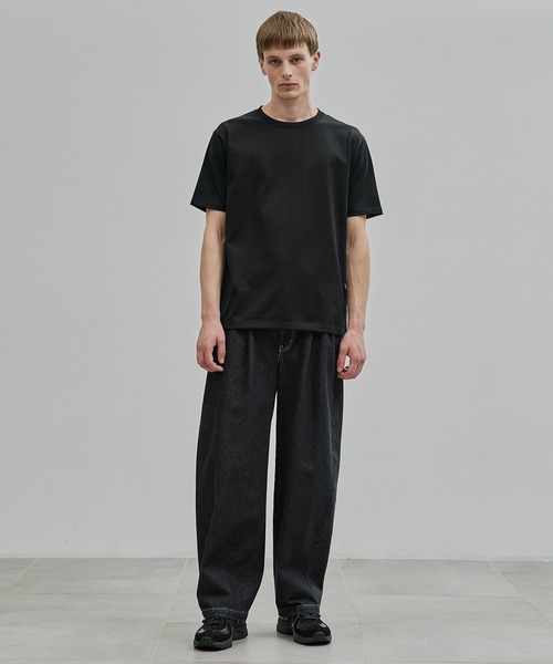 UNITED TOKYO（ユナイテッドトウキョウ）の「SEA ISLAND COTTON レギュラーTシャツ　世界最高級コットン（Tシャツ/カットソー・メンズ・ホワイト/ダークグレー/ネイビー/ブラック/グレイッシュベージュ・1/2/3/4）」の21枚目の写真