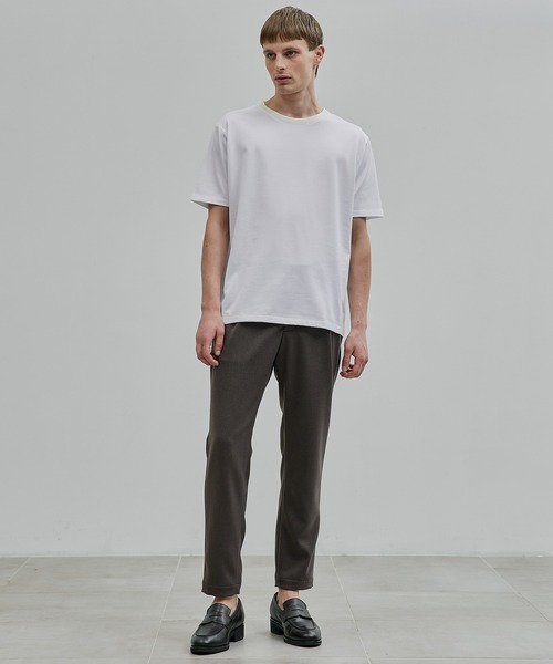 UNITED TOKYO（ユナイテッドトウキョウ）の「SEA ISLAND COTTON レギュラーTシャツ　世界最高級コットン（Tシャツ/カットソー・メンズ・ホワイト/ダークグレー/ネイビー/ブラック/グレイッシュベージュ・1/2/3/4）」の20枚目の写真