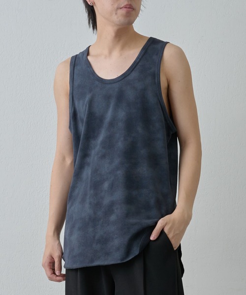 COLONY 2139（コロニートゥーワンスリーナイン）の「フェードダイロングタンク（タンクトップ・メンズ・ブラック/ホワイト・MEDIUM/LARGE）」の2枚目の写真