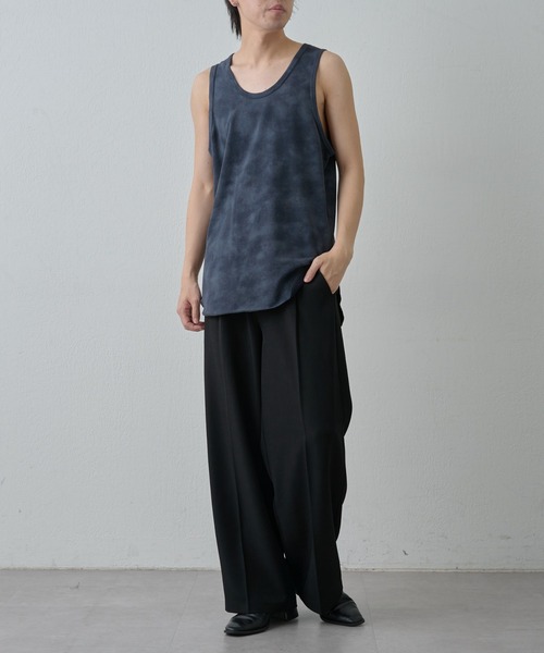 COLONY 2139（コロニートゥーワンスリーナイン）の「フェードダイロングタンク（タンクトップ・メンズ・ブラック/ホワイト・MEDIUM/LARGE）」の19枚目の写真