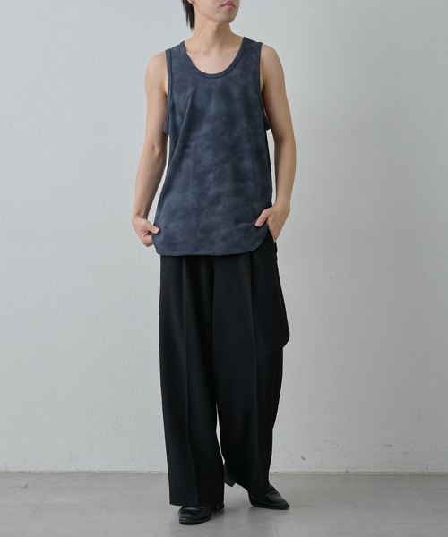 COLONY 2139（コロニートゥーワンスリーナイン）の「フェードダイロングタンク（タンクトップ・メンズ・ブラック/ホワイト・MEDIUM/LARGE）」の22枚目の写真