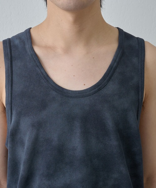 COLONY 2139（コロニートゥーワンスリーナイン）の「フェードダイロングタンク（タンクトップ・メンズ・ブラック/ホワイト・MEDIUM/LARGE）」の4枚目の写真