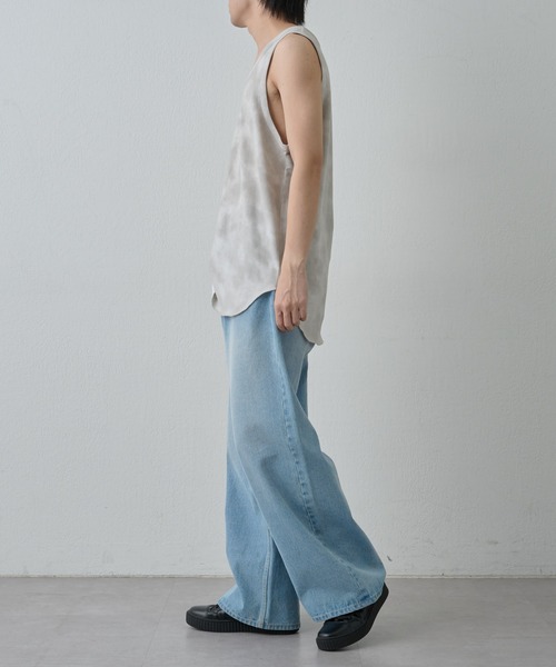 COLONY 2139（コロニートゥーワンスリーナイン）の「フェードダイロングタンク（タンクトップ・メンズ・ブラック/ホワイト・MEDIUM/LARGE）」の16枚目の写真