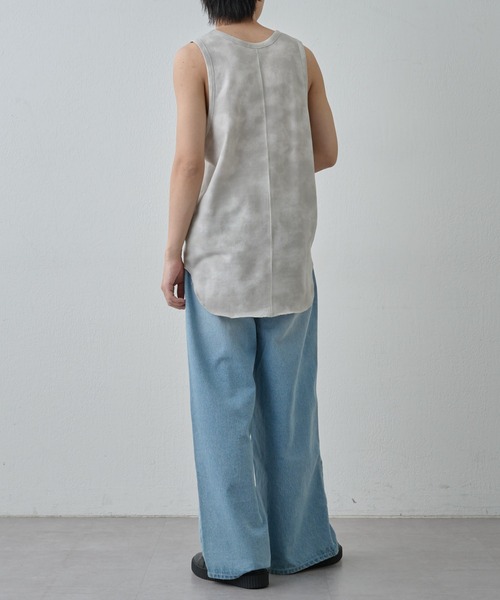 COLONY 2139（コロニートゥーワンスリーナイン）の「フェードダイロングタンク（タンクトップ・メンズ・ブラック/ホワイト・MEDIUM/LARGE）」の17枚目の写真