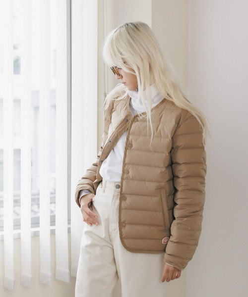 Vincent et Mireille(バンソンエミレイユ)の「Vincent et Mireille/バンソンエミレイユ Stitchless down Cadigan ステッチレスダウンカーディガン(カーディガン/ボレロ・メンズ・ブラック・36)」の9枚目の写真