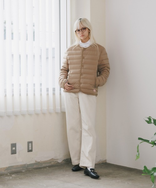 Vincent et Mireille(バンソンエミレイユ)の「Vincent et Mireille/バンソンエミレイユ Stitchless down Cadigan ステッチレスダウンカーディガン(カーディガン/ボレロ・メンズ・ブラック・36)」の10枚目の写真