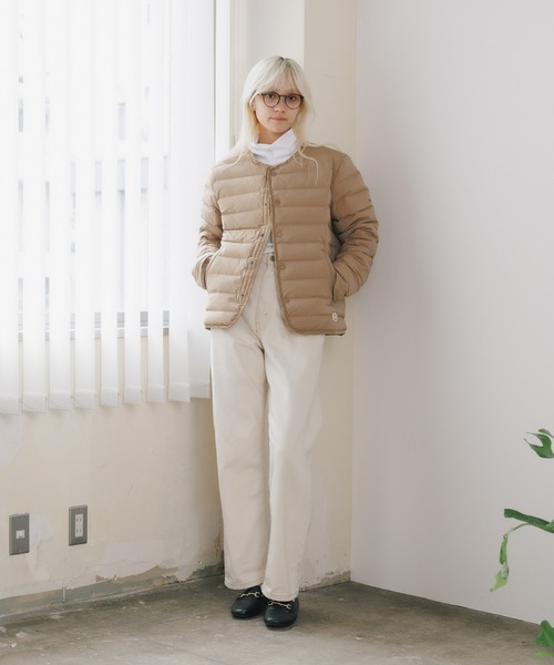 Vincent et Mireille(バンソンエミレイユ)の「Vincent et Mireille/バンソンエミレイユ Stitchless down Cadigan ステッチレスダウンカーディガン(カーディガン/ボレロ・メンズ・ブラック・36)」の13枚目の写真