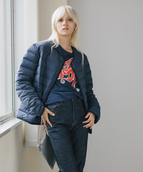 Vincent et Mireille(バンソンエミレイユ)の「Vincent et Mireille/バンソンエミレイユ Stitchless down Cadigan ステッチレスダウンカーディガン(カーディガン/ボレロ・メンズ・ブラック・36)」の16枚目の写真