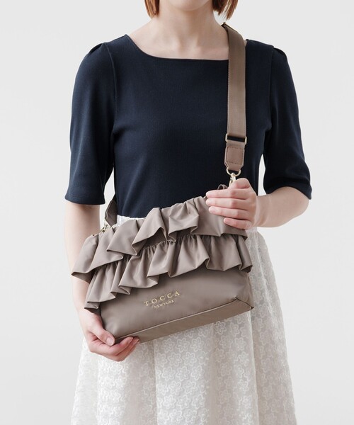 TOCCA FRILL POCHETTE ポシェット ショルダーバッグ フリル FRILL POCHETTE ポシェット（ショルダーバッグ）｜TOCCA（トッカ）の