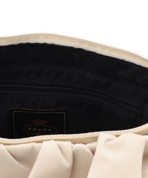 TOCCA(トッカ)の「FRILL POCHETTE ポシェット(ショルダーバッグ・レディース・ベージュ系/ブラック系/ブラック系1/アイボリー系/ブラウン系・F)」の16枚目の写真