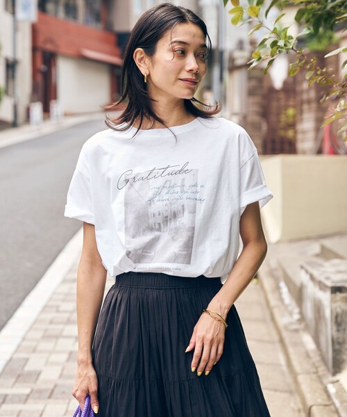 WEB限定】＜at ease＞フォトグラフィック ショートスリーブ T