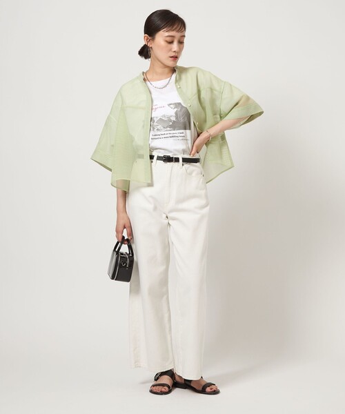 green label relaxing（グリーンレーベルリラクシング）の「【WEB限定】＜at ease＞フォトグラフィック ショートスリーブ Tシャツ（Tシャツ/カットソー・レディース・ダークグレー/その他1/その他2/その他3・FREE）」の19枚目の写真