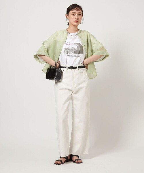 green label relaxing（グリーンレーベルリラクシング）の「【WEB限定】＜at ease＞フォトグラフィック ショートスリーブ Tシャツ（Tシャツ/カットソー・レディース・ダークグレー/その他1/その他2/その他3・FREE）」の20枚目の写真