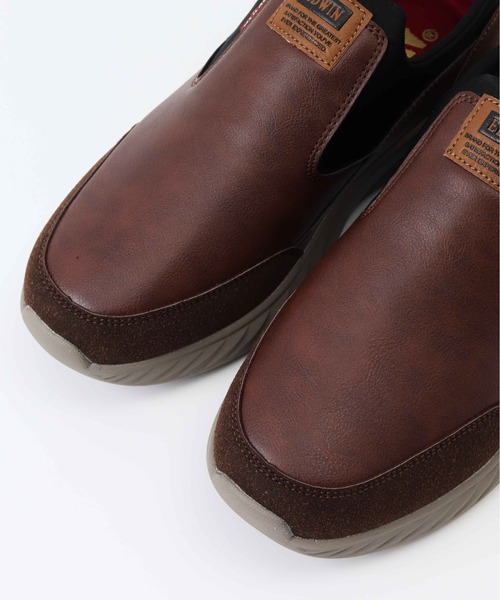 EDWIN(エドウィン)の「EDWIN 軽量・幅広 スリッポン(スリッポン・メンズ・ブラウン/ブラック・25.5cm/26cm/26.5cm/27cm/25cm)」の7枚目の写真