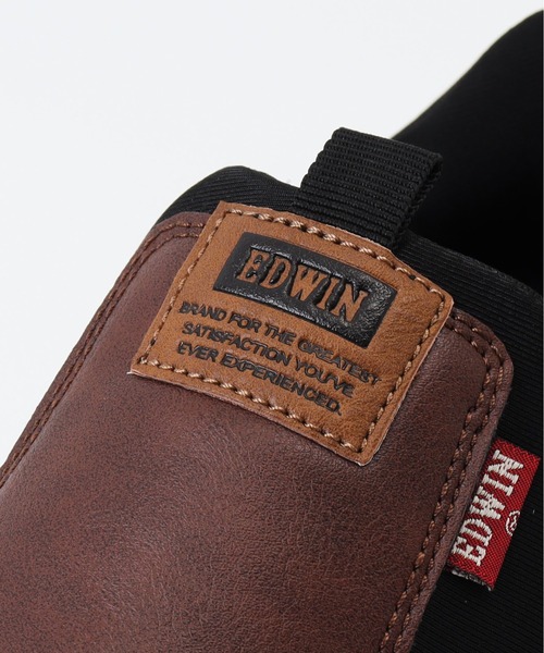 EDWIN(エドウィン)の「EDWIN 軽量・幅広 スリッポン(スリッポン・メンズ・ブラウン/ブラック・25.5cm/26cm/26.5cm/27cm/25cm)」の13枚目の写真