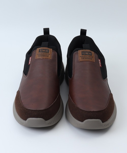 EDWIN(エドウィン)の「EDWIN 軽量・幅広 スリッポン(スリッポン・メンズ・ブラウン/ブラック・25.5cm/26cm/26.5cm/27cm/25cm)」の15枚目の写真