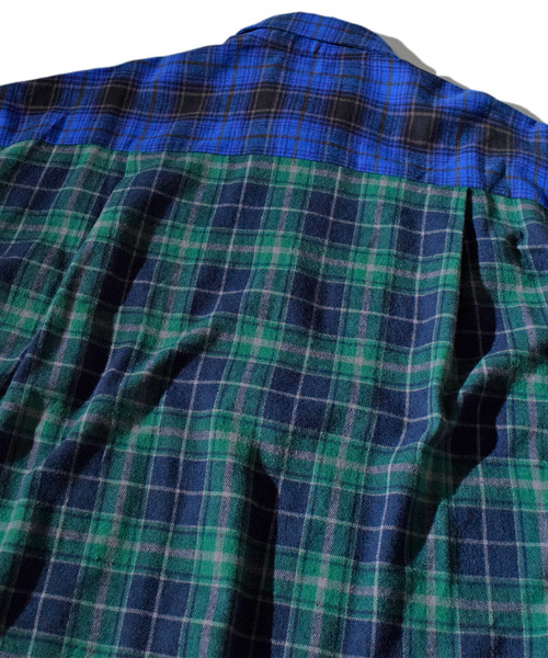 ALDIES（アールディーズ）の「Switch Wide Nel Shirts / スイッチワイドネルシャツ（シャツ/ブラウス・メンズ・グリーン/レッド・SMALL/MEDIUM）」の16枚目の写真