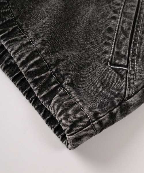 希少 未使用級 フラットヘッド DV-02R 刺繍 デニム ベスト 40R セール】【72】ワンポイント刺繍 ブラスト加工 オーバーサイズ