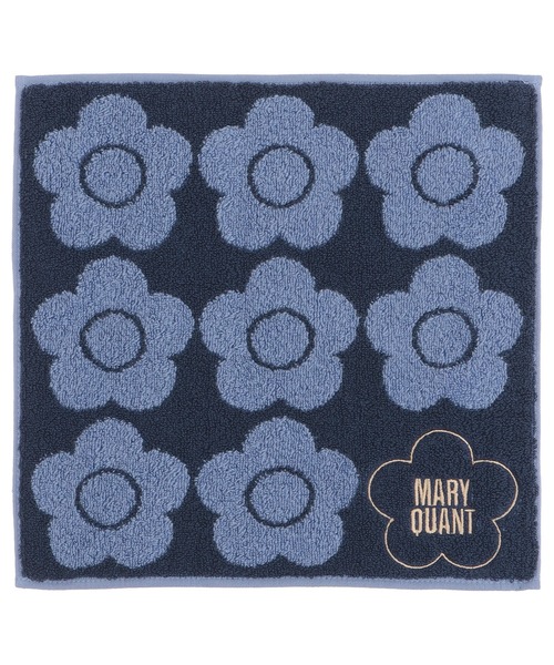 MARY QUANT(マリークワント)の「デイジーラインアップ ミニタオル(ハンカチ/ハンドタオル・レディース・ターコイズブルー/ピンク/ブラック/ネイビー・FREE)」の3枚目の写真