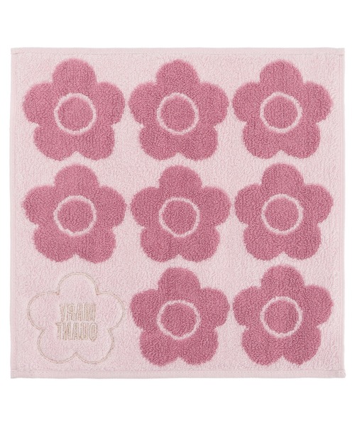 MARY QUANT(マリークワント)の「デイジーラインアップ ミニタオル(ハンカチ/ハンドタオル・レディース・ターコイズブルー/ピンク/ブラック/ネイビー・FREE)」の5枚目の写真