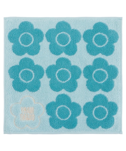 MARY QUANT(マリークワント)の「デイジーラインアップ ミニタオル(ハンカチ/ハンドタオル・レディース・ターコイズブルー/ピンク/ブラック/ネイビー・FREE)」の7枚目の写真