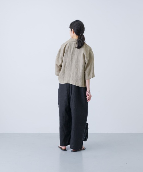 かぐれ（カグレ）の「リネンハーフスリーブジャケット（その他