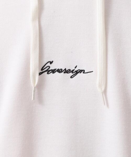 THE SHOP TK (ザ ショップ ティーケー )の「ポンチ半袖パーカー 【洗濯機OK】(パーカー・メンズ・ブラック/ネイビー/ホワイト・02/03)」の8枚目の写真