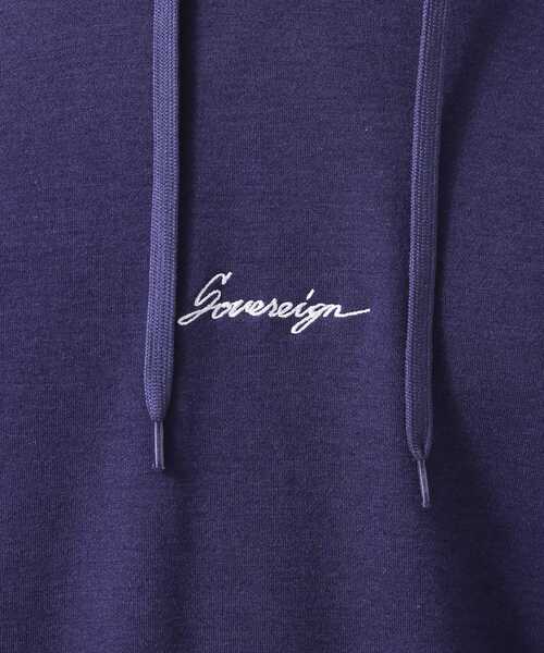 THE SHOP TK (ザ ショップ ティーケー )の「ポンチ半袖パーカー 【洗濯機OK】(パーカー・メンズ・ブラック/ネイビー/ホワイト・02/03)」の19枚目の写真