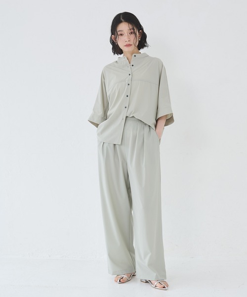 セール】【接触冷感】ワイドストレートパンツ（その他パンツ