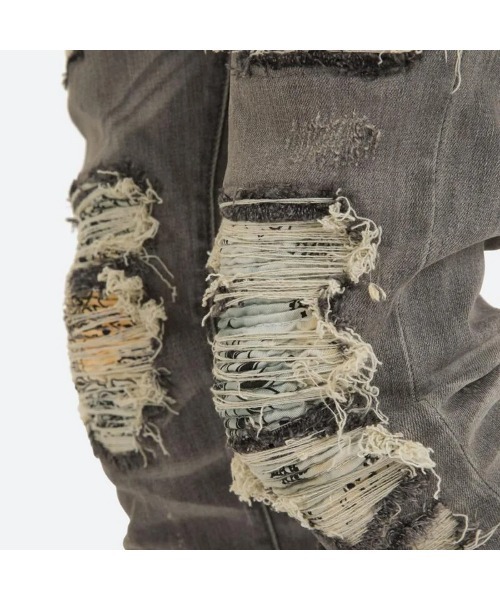 完売品MNML ミニマル X284 MOTO SKINNY DENIM [I] セール】【mnml】X284 MOTO SKINNY DENIM [I]（デニムパンツ