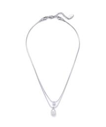 パール＆ストーンプチペンダント