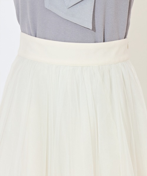 WILLSELECTION（ウィルセレクション）の「ニュアンスカラーチュールティアードスカート（スカート・レディース・オフホワイト/ライトグレー/ピンク・FREE）」の22枚目の写真