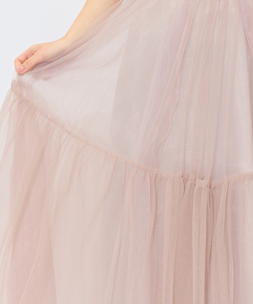 WILLSELECTION（ウィルセレクション）の「ニュアンスカラーチュールティアードスカート（スカート・レディース・オフホワイト/ライトグレー/ピンク・FREE）」の10枚目の写真
