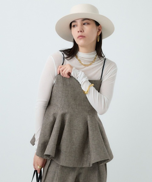 Chaos（カオス）の「Chaos(カオス)/ ファームノームベスト　◆セットアップ可◆（ベスト・レディース・ブラウン系その他/アイボリー・FREE）」の5枚目の写真