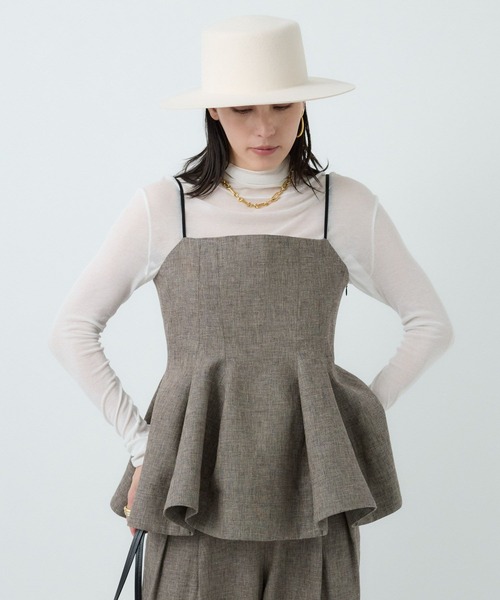 Chaos（カオス）の「Chaos(カオス)/ ファームノームベスト　◆セットアップ可◆（ベスト・レディース・ブラウン系その他/アイボリー・FREE）」の4枚目の写真