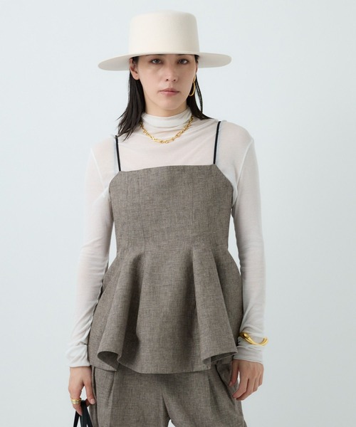 Chaos（カオス）の「Chaos(カオス)/ ファームノームベスト　◆セットアップ可◆（ベスト・レディース・ブラウン系その他/アイボリー・FREE）」の3枚目の写真