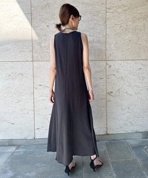 GREYCHORD(グレーコード)の「GREYCHORD グレイコード CHLOE One-piece LSGC00606NGR/SDG(ワンピース・レディース・チャコールグレー/ブラウン・FREE)」の4枚目の写真