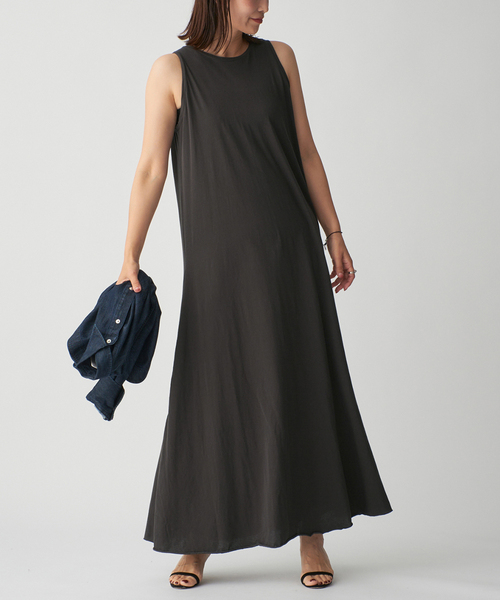 GREYCHORD(グレーコード)の「GREYCHORD グレイコード CHLOE One-piece LSGC00606NGR/SDG(ワンピース・レディース・チャコールグレー/ブラウン・FREE)」の6枚目の写真