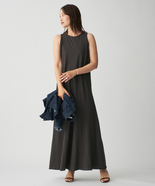 GREYCHORD(グレーコード)の「GREYCHORD グレイコード CHLOE One-piece LSGC00606NGR/SDG(ワンピース・レディース・チャコールグレー/ブラウン・FREE)」の7枚目の写真