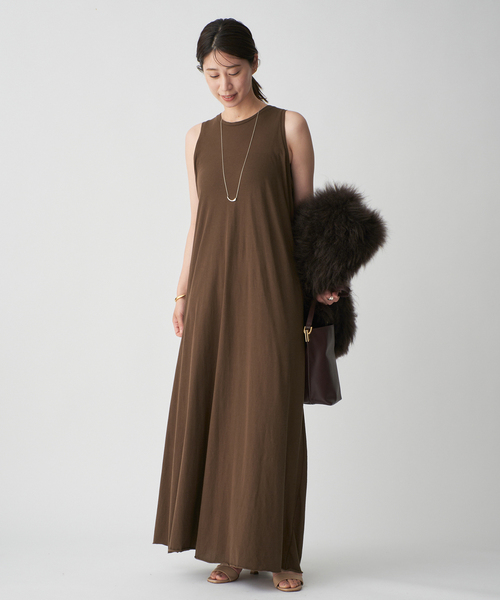 GREYCHORD(グレーコード)の「GREYCHORD グレイコード CHLOE One-piece LSGC00606NGR/SDG(ワンピース・レディース・チャコールグレー/ブラウン・FREE)」の18枚目の写真