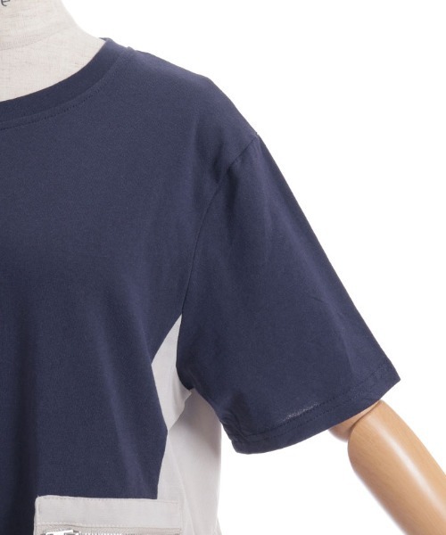 axes femme（アクシーズファム）の「プリーツ切替ワンピース（ワンピース・レディース・ネイビー/ブラック・FREE）」の10枚目の写真