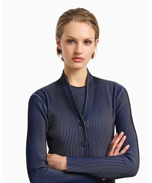 エンポリオアルマーニ EMPORIO ARMANI カーディガン 極美品✨シルク混