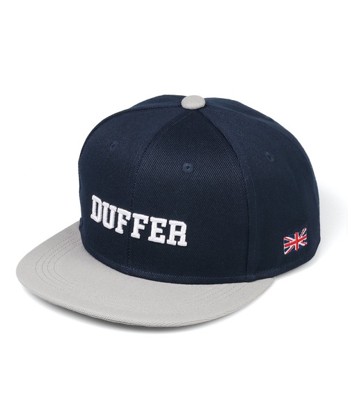 The DUFFER of ST.GEORGE（ザダファーオブセントジョージ）の「DUFFER ORIGINAL 2TONE FLAT VISOR CAP：2トーン フラットバイザー キャップ（キャップ・メンズ・ブラック/レッド/グレー/カモフラージュ・F）」の7枚目の写真