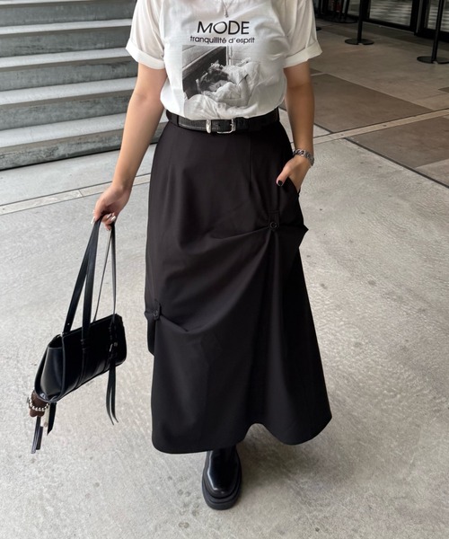 Lui's（ルイス）の「マルチWAYスカート（スカート・レディース・ブラック/グレー・38/36）」の15枚目の写真